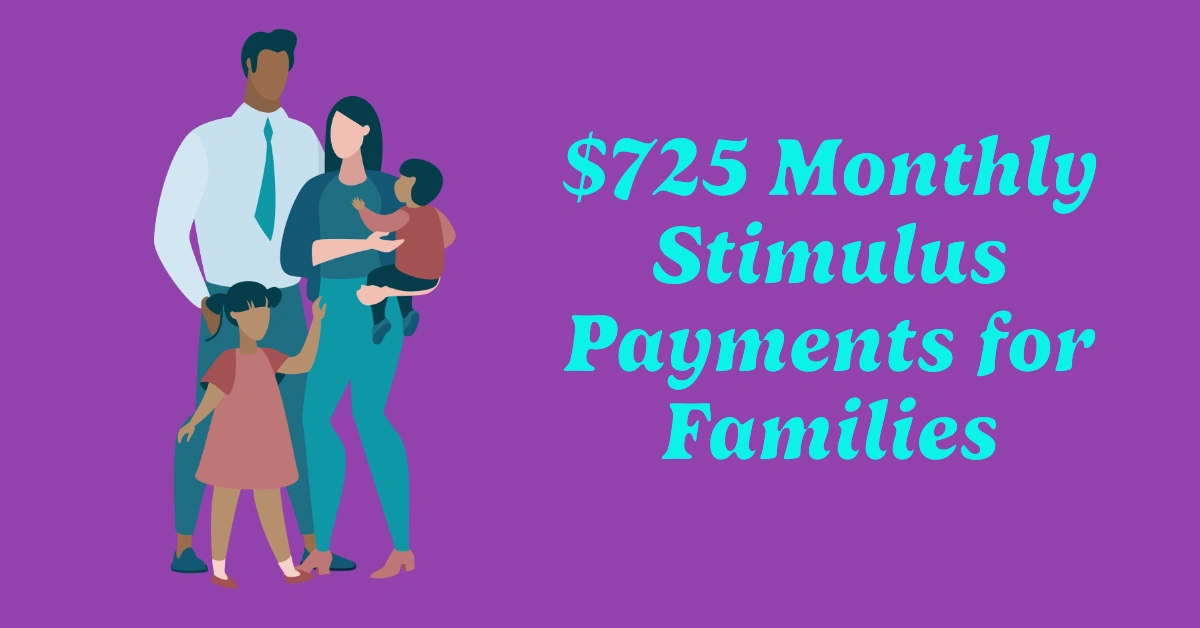$725 Monthly Stimulus Payments for Families in the Sacramento Primero Program