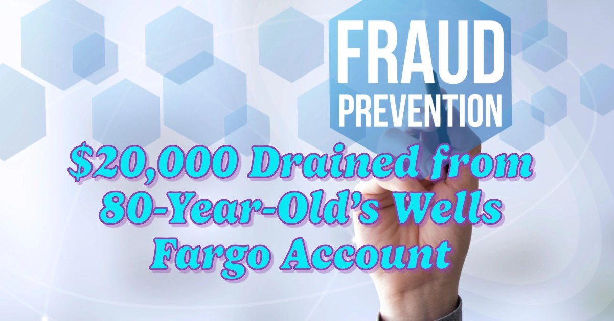 $20,000 Drained from 80-Year-Old’s Wells Fargo Account