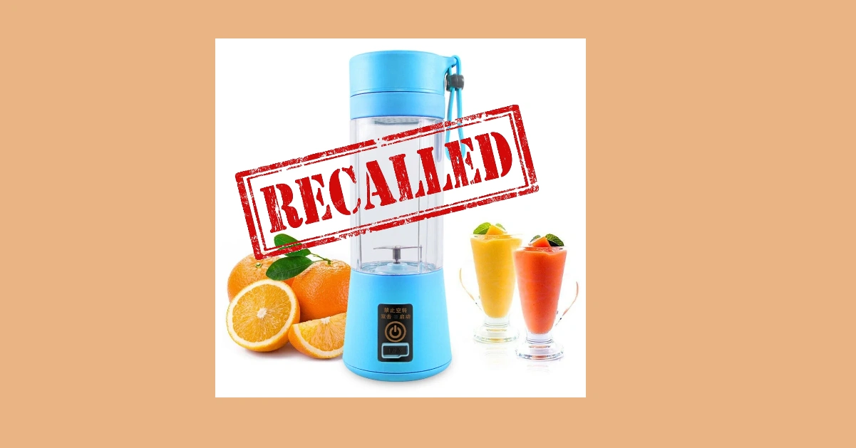 BlendJet Recall 4.8 Million Portable Blenders Pulled for Fire and Blade Hazards