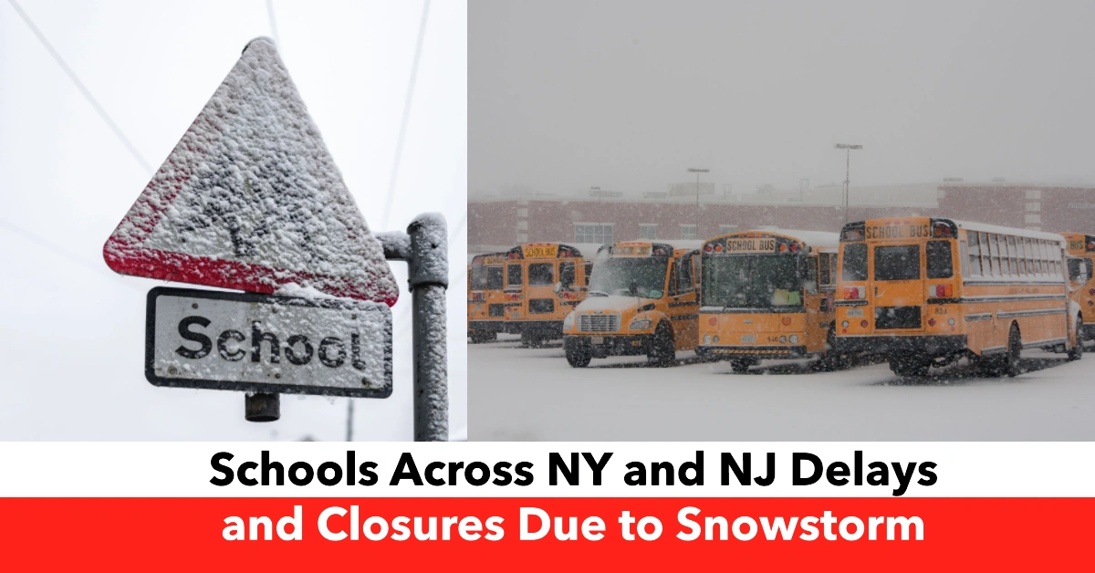 Snowstorm Disrupts Schools Across NY and NJ: Full List of Delays and Closures Due to Icy Roads and Freezing Temps