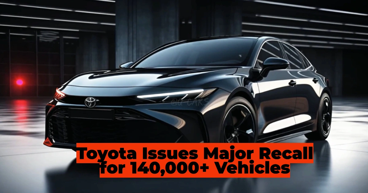 Toyota & Lexus Recall 140,000+ Vehicles: Full List of Affected Models and Safety Concerns