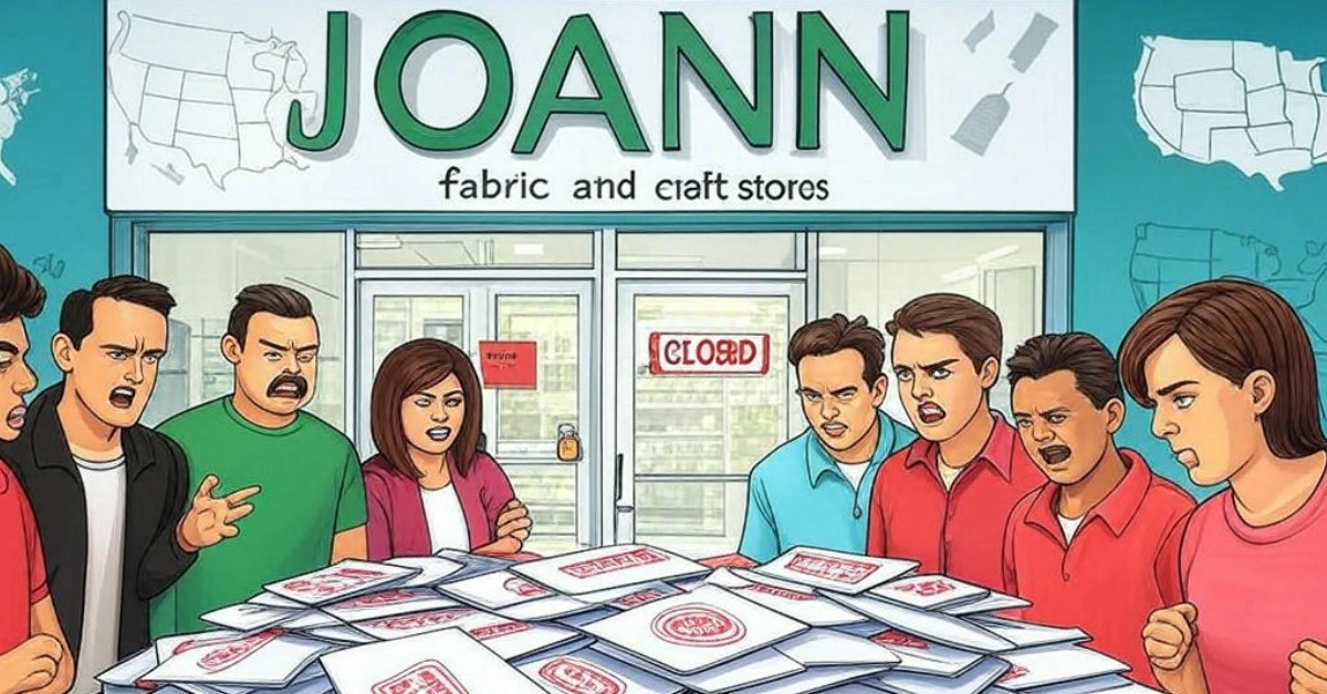 Joann Customers Outraged as Gift Cards Become Invalid Amid Nationwide Store Closures