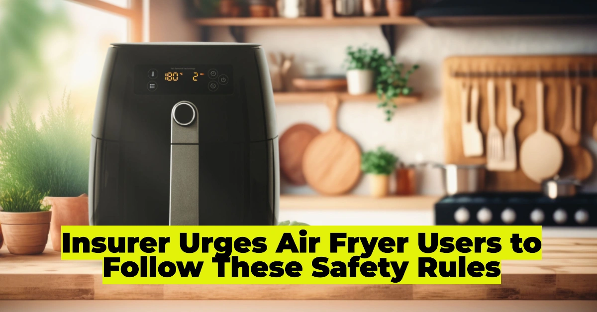£80,000 Fire Risk Warning: Insurer Urges Air Fryer Users to Follow These Safety Rules 1 £80,000 Fire Risk Warning: Insurer Urges Air Fryer Users to Follow These Safety Rules