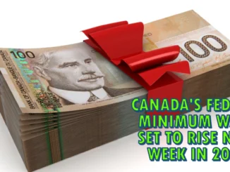 Canada's Federal Minimum Wage Set to Rise Next Week in 2025