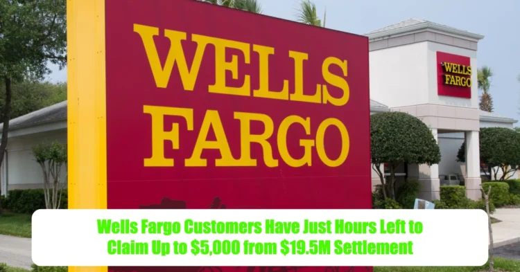 Wells Fargo Customers Have Just Hours Left to Claim Up to $5,000 from $19.5M Settlement