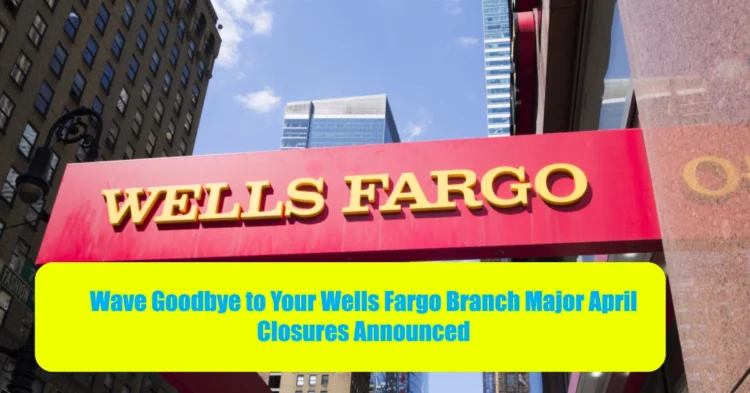 Wave Goodbye to Your Wells Fargo Branch Major April Closures Announced