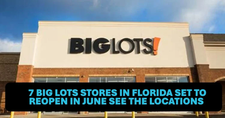 7 Big Lots Stores in Florida Set to Reopen in June See the Locations