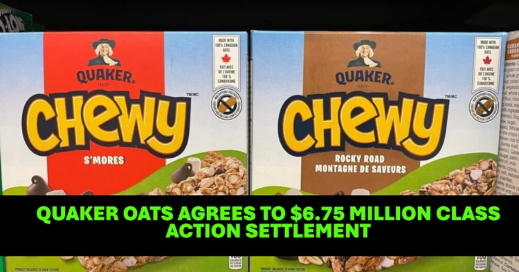 Quaker Oats Agrees to $6.75 Million Class Action Settlement